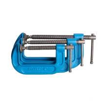 FIXTEC 6" T-shaped Thread Strong And Easily Use G Clamps With Body Is Malleable Cast Iron